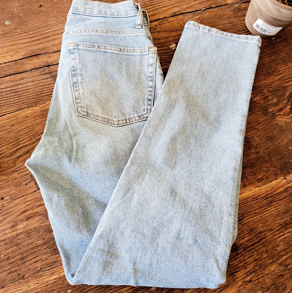 Everlane's The Japanese Denim Cheeky Jean Sz 23 Regular - Picture 6 of 9